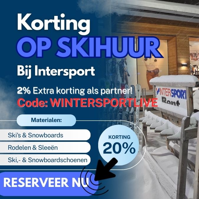 Extra korting op skihuur via wintersport live.