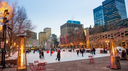 Ice skating Edmonton