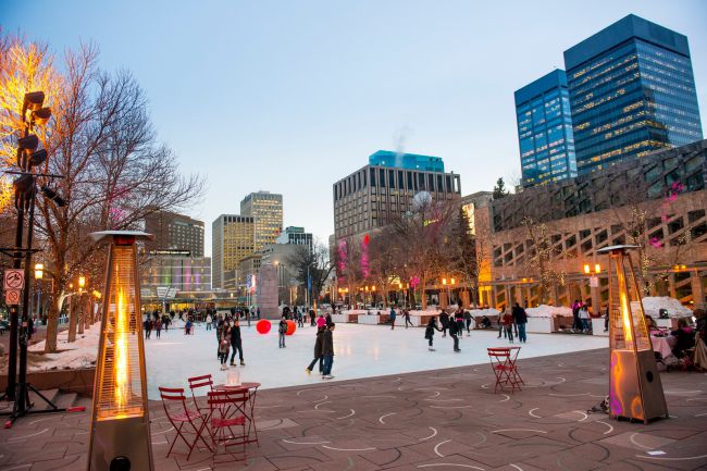 Ice skating Edmonton