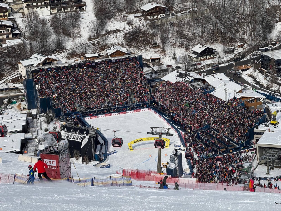 Finish area WK Saalbach 2025