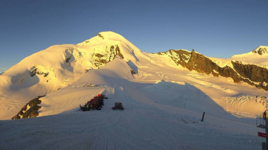 21 juni 2018: Saas-Fee, Zwitserland