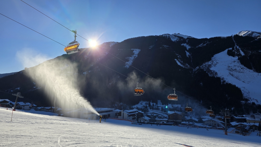 Dal van Saalbach. 1050 meter.