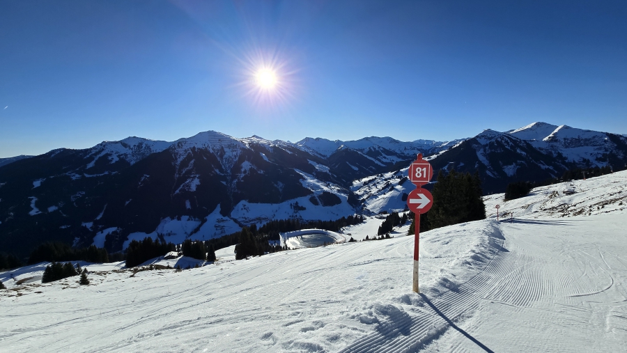 Rode 82 naar Hinterglemm.