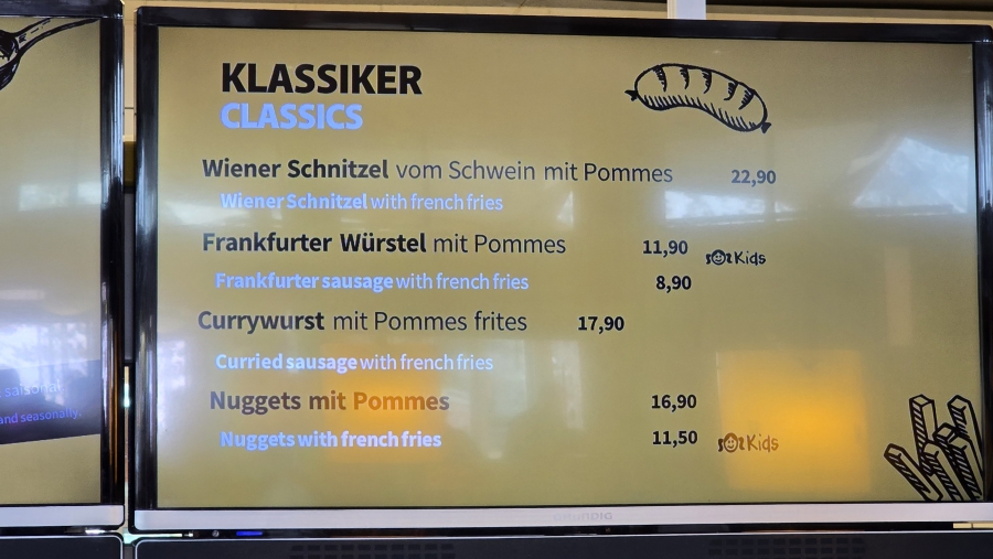 Lunchtijd met een Pitztaler Burger.