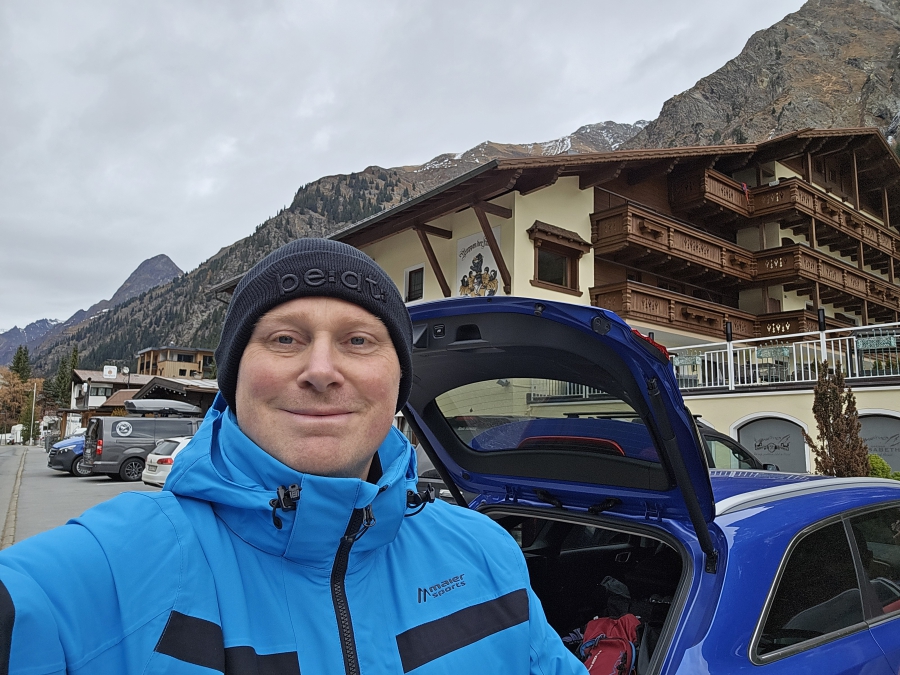 Terug bij hotel Sonnblick.