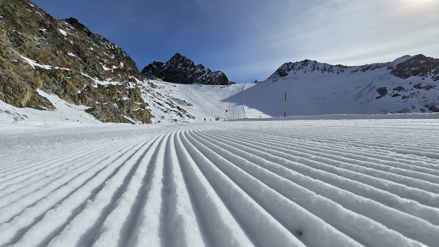 Wildspitzbahn op 3000 meter.