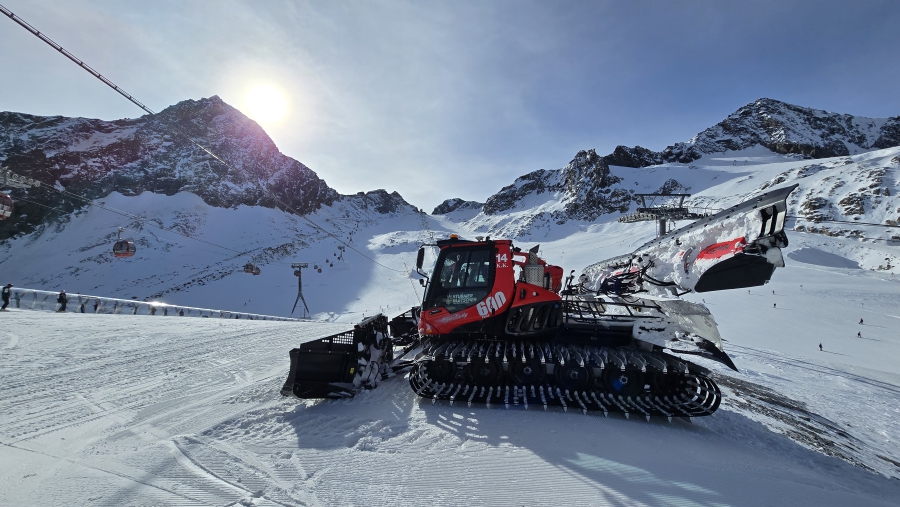 De pistebully in Stubai.