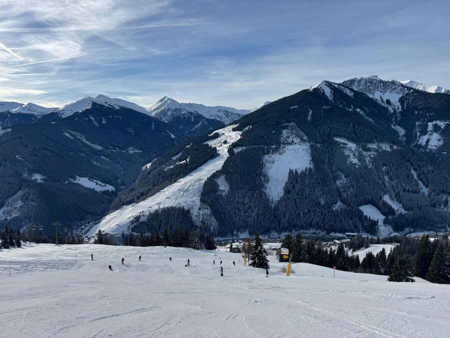 Piste A161 richting Vorderglemm.