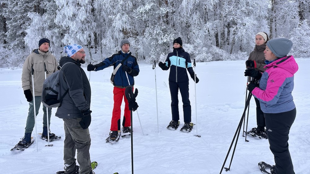 Sneeuwschoenwandelen
