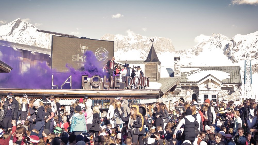 La Folie Douce in Franse skigebieden.