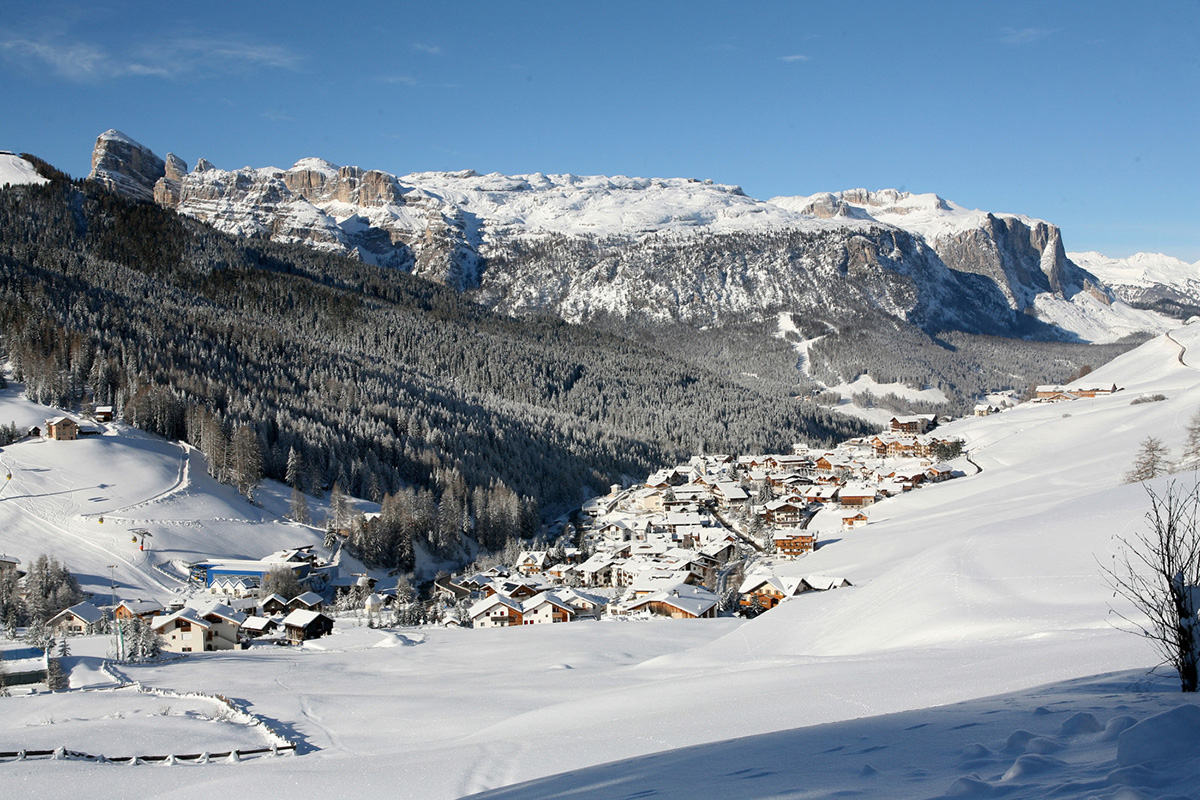 de Sellaronda in de buurt van Canazei.