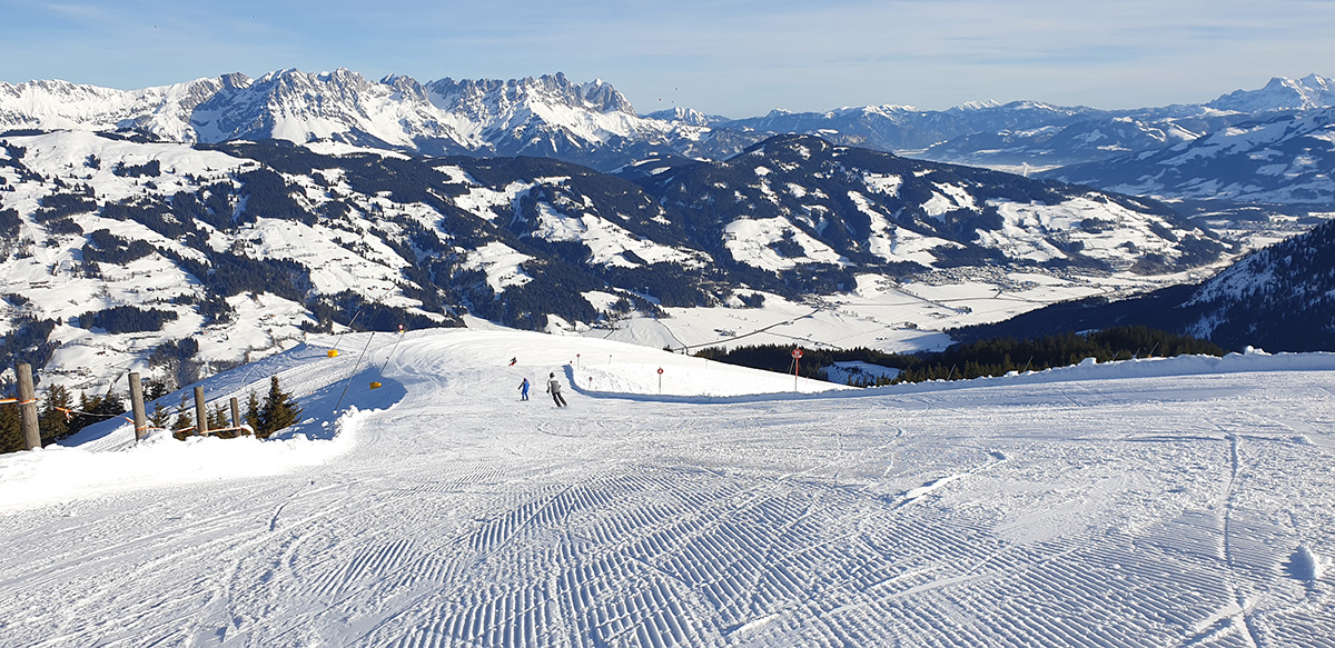 Uitzicht op Brixental